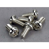 TRAXXAS 2558: Screws, 3x6mm roundhead machine (6)
