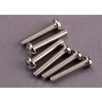 TRAXXAS 2563: Screws, 3x15mm roundhead machine (6)