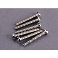 TRAXXAS 2566: Screws, 3x20mm roundhead machine (6)