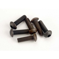TRAXXAS 2577: Screws, 3x10mm button-head machine (hex drive) (6)