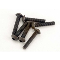 TRAXXAS 2579: Screws, 3x15mm button-head machine (hex drive) (6)