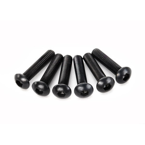 TRAXXAS 2593: Button-head Machine Screws (Hex drive) 3x14mm (6)