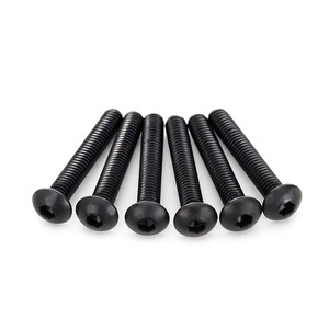 TRAXXAS: 2596 Screws, 4x25mm button-head machine (hex drive) (6)