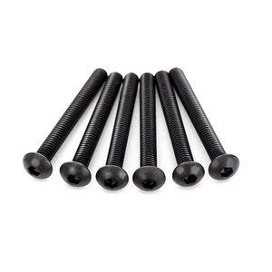 TRAXXAS 2598X: Screws, 4x30mm button-head machine (hex drive) (6)
