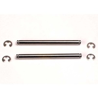 TRAXXAS 2640: Suspension pins, 44mm (2) w/ E-clips