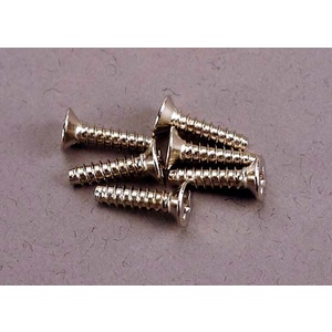 TRAXXAS 2648 Screws, 3x12mm countersunk self-tapping (6)