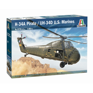 Italeri 2776 H-34A Pirate /UH-34D U.S. Marines 1:48 Scale Model Helicopter