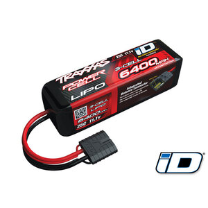 Traxxas 2857X  6400mAh 11.1v 3-Cell 25C LiPo iD Battery