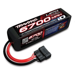 Traxxas 2890X 14.8v 6700mAh  4-Cell 25C LiPo Battery  2890X 