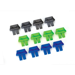 TRAXXAS 2943 Battery charge indicators (green (4), blue (4), grey (4))