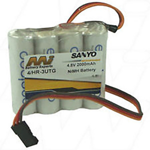 4.8v Receiver Pack JR Connector NiMh Eneloop 2000mah