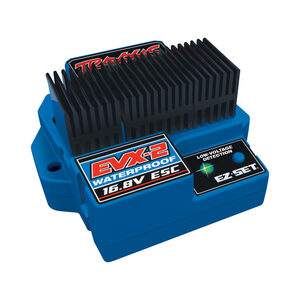 TRAXXAS 3019R: 16.8-Volt Dual-Battery Dual-Motor Setups! EVX-2ƒ?½ Waterproof FWD/REV ESC