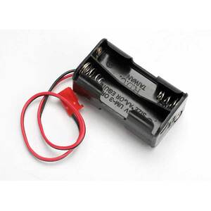 TRAXXAS 3039: 4-cell Battery Holder (no on/off switch) (for Jato and others that use a male Futaba style connector)
