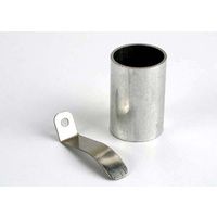 TRAXXAS 3151: Exhaust tube, retainer strap (metal)