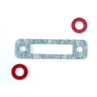 TRAXXAS 3156: Exhaust header gasket (1)/ gaskets, pressure fitting (2)