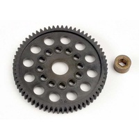 TRAXXAS 3164: Spur gear (64-Tooth) (32-Pitch) w/bushing