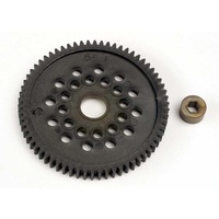 TRAXXAS 3166: Spur gear (66-Tooth) (32-Pitch) w/bushing