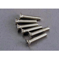TRAXXAS 3179: Screws, 3x15mm countersunk machine (6)