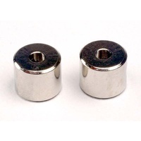 TRAXXAS 3182: Collars, screw (2)/ set screws, 3mm (2)