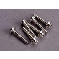 TRAXXAS 3187: Screws, 3x15mm washerhead machine (6)