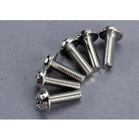 TRAXXAS 3193: Screws, 3x10mm washerhead machine (6)