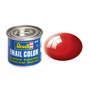 Revell 31 Fire Red Enamel Paint RAL 3000, 14ml 32131