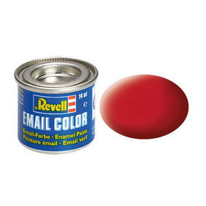 Revell 36 Carmine Matt Enamel Paint RAL 3002 14ml 32136