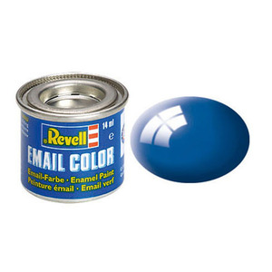 Revell 52 Blue Gloss Enamel Paint RAL 5005 14ml 32152