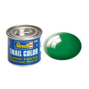 Revell 61 Emerald Green Gloss Enamel Paint RAL 6029 14ml 32161