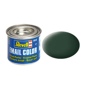 Revell 68 Dark Green (RAF) Matt Enamel Paint 14ml 32168