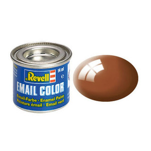 Revell 80 Mud Brown Gloss Enamel Paint RAL 8003 14ml 32180