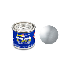 Revell 90 Metallic Silver Enamel Paint, 14mL Tin