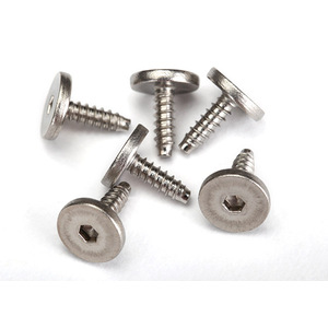 TRAXXAS 3233: Screws, 2.6x8mm flat-head machine, self-tapping (hex drive) (6)