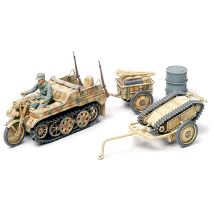 Tamiya 32502 KettenKraftrad Infantry Cart 1/48 Scale Model Military Miniature Series No.2