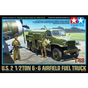 Tamiya 32579 U.S. Airfield Fuel Truck 2 1/2 Ton 6X6 1:48 Scale Model