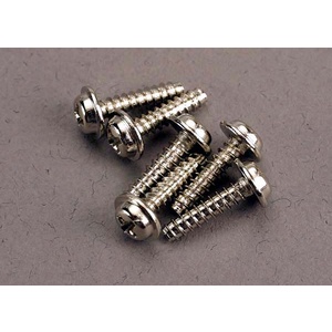 TRAXXAS 3286 Screws, 3x12mm washerhead self-tapping (6)