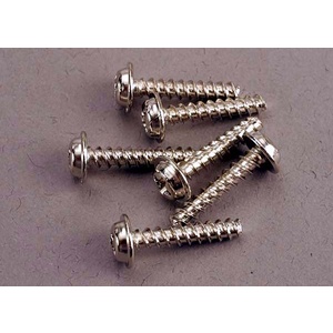 TRAXXAS 3288 Screws, 3x15mm washerhead self-tapping (6)
