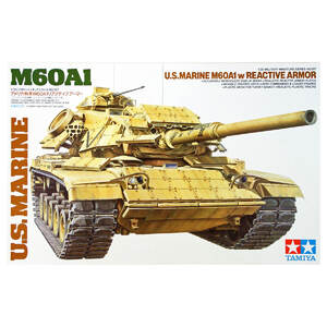 Tamiya 35157 U.S. Marine M60A1 w/Reactive Armor Tank 1:35 Scale Model