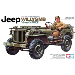 Tamiya 35219 Jeep Willys MB 1/4 Ton Truck 1/35 Scale Model