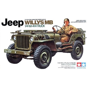 Tamiya 35219 Jeep Willys MB 1/4 Ton Truck 1:35 Scale Model