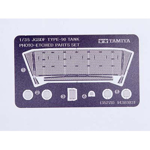 Tamiya 35278 JGSDF Type 90 Tank Photo-Etched Parts Set 1:35 Scale Model Military Miniature Series no.278