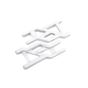 TRAXXAS 3631L: White Heavy-Duty Front Suspension Arms
