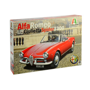 Italeri 3653 Alfa Romeo Giulietta Spider 1300 1/24 Scale Plastic Model Kit