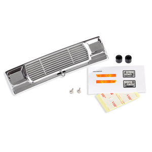 TRAXXAS 3656: Grille, Bigfoot No. 1 (chrome)/ decals/ adhesive tape/ mounting hardware