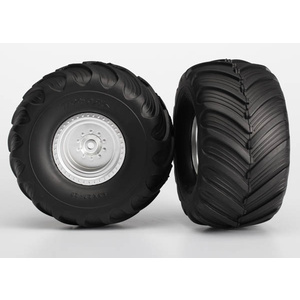 TRAXXAS 3663 Tires & wheels, assembled, glued