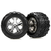 TRAXXAS 3669: Tires & wheels, assembled, glued (2.8'')