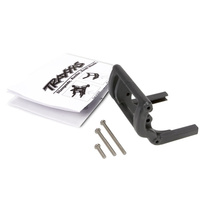TRAXXAS 3677: Wheelie bar mount (1)/ hardware (black)