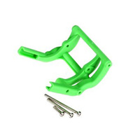 TRAXXAS 3677A: Wheelie bar mount (1) / hardware (green) 