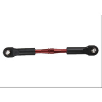 TRAXXAS 3738: Turnbuckle, aluminum (red-anodized), camber link, rear, 49mm (1)