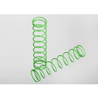 TRAXXAS 3757A: Springs, rear (green) (2)